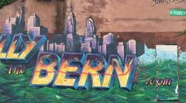 Philadelphia Bernie Sanders Mural Vandalized