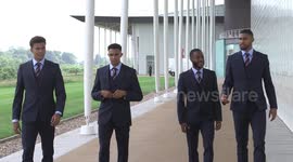 England squad depart for Russia ahead of World Cup