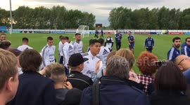 Argentinian football team train in Russia ahead of World Cup