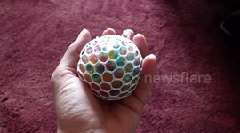 The new squishy ball, very weird!