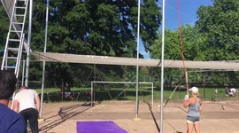 Flying Trapeze Outdoors in the Sun in London
