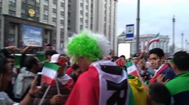 Iran fans in Moscow