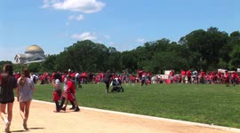 Washington Capitals Fan Reactions - Post Parade - Washington DC Mall