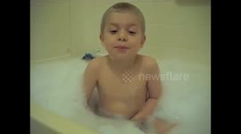 My cute little 4 year old sings Sticky Sticky Sticky Bubble Gum