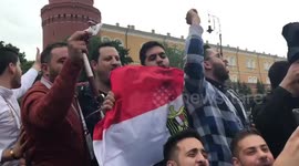 Egypt football fans chant in Moscow ahead of World Cup