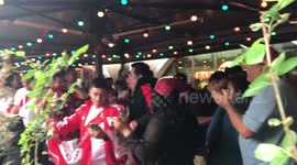 Peru fans chant in Moscow ahead of World Cup