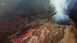 One week on, aerials reveal desolate landscape from Guatemala eruption