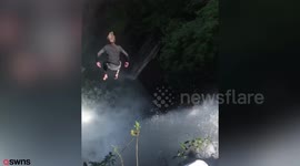 Meet the group of divers who jump off some of the biggest waterfall cliffs in Costa Rica