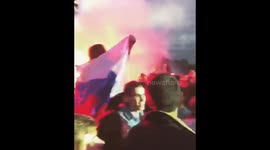 This is what a Russian fanzone warm-up event looks like