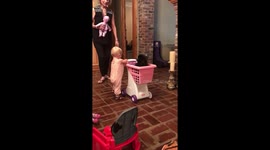 Just a baby and her dog