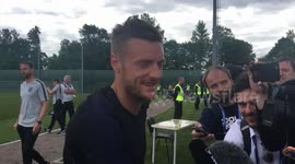 Jamie Vardy admits he 'can't watch' Love Island as he rates England base