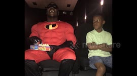 Grown-up 'Incredibles' fan battles for cinema seat with kid brother after 14-year wait for sequel