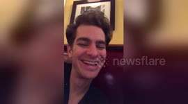 Andrew Garfield records sweet message for a woman’s son who was sick with a fever