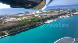 Landing in Male Airport with Seaplane