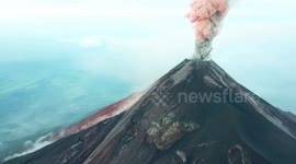 El fuego after eruption, 10 June 2018, Guatemala