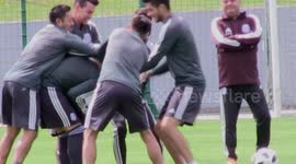 Mexico players play fight in training ahead of World Cup opener with Germany