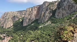 Panoramic view of mountains in Palermo