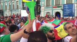 Iran fans in St Petersburg