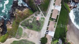 Pigeon Point Lighthouse from above