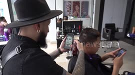 Bogota barber will snip the players into your hair