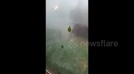Severe hailstorm hits Canada