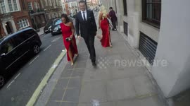 Lauren Goodger and Amber Turner Arrive at The Caudwell Children Butterfly Ball