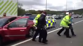 Get away Driver police arrest M25 Uk 10th may 2013