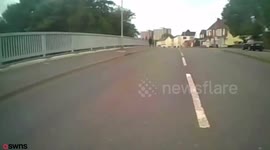 Dashcam footage shows angry driver shunt fellow motorist - causing high-speed crash