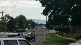 Road rage killing in a parking lot of a dentist office