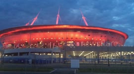 World Cup stadium's amazing light show