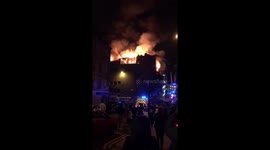 Glasgow School of Art goes up in flames
