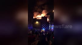 Newsflare Edit - Glasgow School of Art goes up in flames