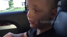 Kid singing