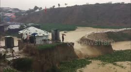 Monsoon rains in Rohingya Refugee Camp#4