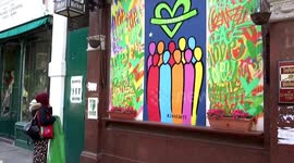 Love for Grenfell artworks on Ladbroke Grove one year on