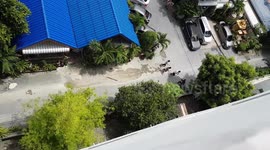 Machete attack in Bangkok suburbs.