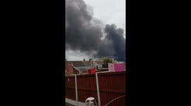 2ND FIRE AT RECYCLING PLANT KILNHURST SOUTH YORKSHIRE