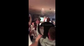England fans form massive pile-on after Harry Kane's last-minute winner
