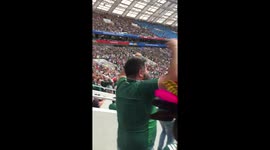 When Mexico scored the first goal at the World Cup 2018