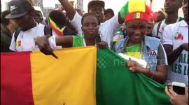 Senegal fans joyous after 2-1 win over Poland