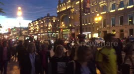World Cup Street Celebrations, Saint Petersburg, Russia - Russia vs. Egypt (3/1), Russian Win, Nevsky prospect