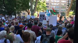 Crowds protest VP Mike Pence in Philadelphia