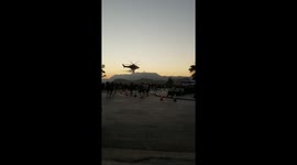 Griffith Observatory fire.