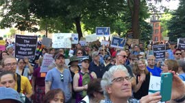 Immigration protestors hold anti-Pence demonstration in Philadelphia