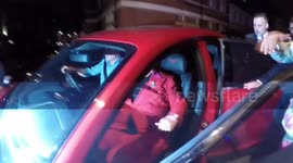 Elton John captured departing club in Mayfair