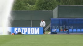 Southgate looks fit as England train