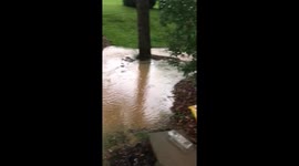 Heavy Rain causes Flash Flooding