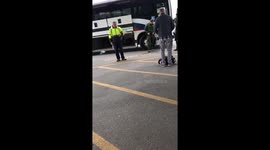 Bus line employee tells passengers they have to be US citizens to ride