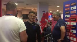 England media get their first darts win of the World Cup as Kieran Trippier is defeated