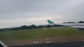 Takeoff Dublin to Malaga 11-06-18 Aerlingus A330